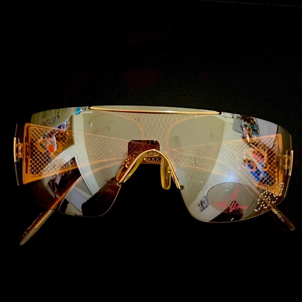 Babyphat ladies golden sunglasses